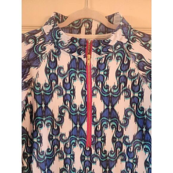 Tracy Negoshain 1/4 zip shift dress size small - Picture 3 of 11